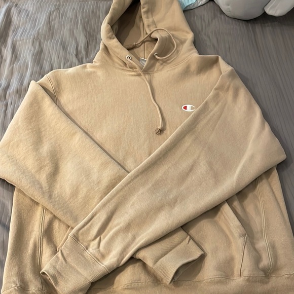 Reverse weave champion beige hoodie - Picture 1 of 10